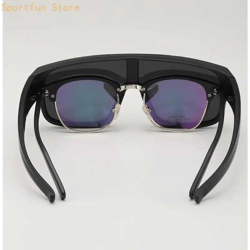 Fishing Driving Goggles Shades Sports Sunglasses Fit Over Glasses Outdoor Cycling Glasses Gift for Women and Men X7JD