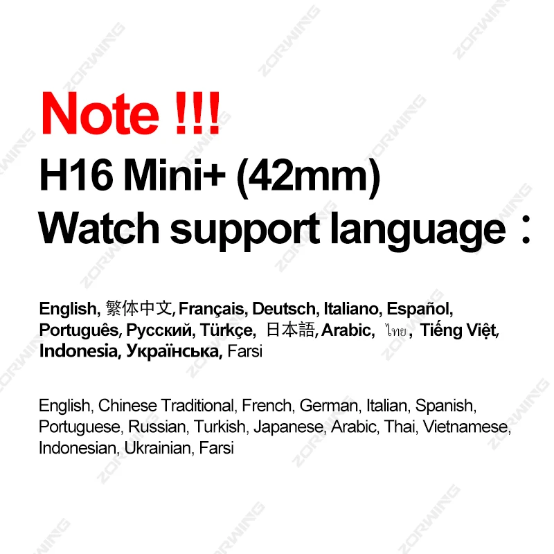 H16 Mini + 42mm Smart Watch AMOLED 1GB ROM Musica locale Orologi sportivi da donna Serie 10 Modalità AOD Bussola Smartwatch per Android IOS