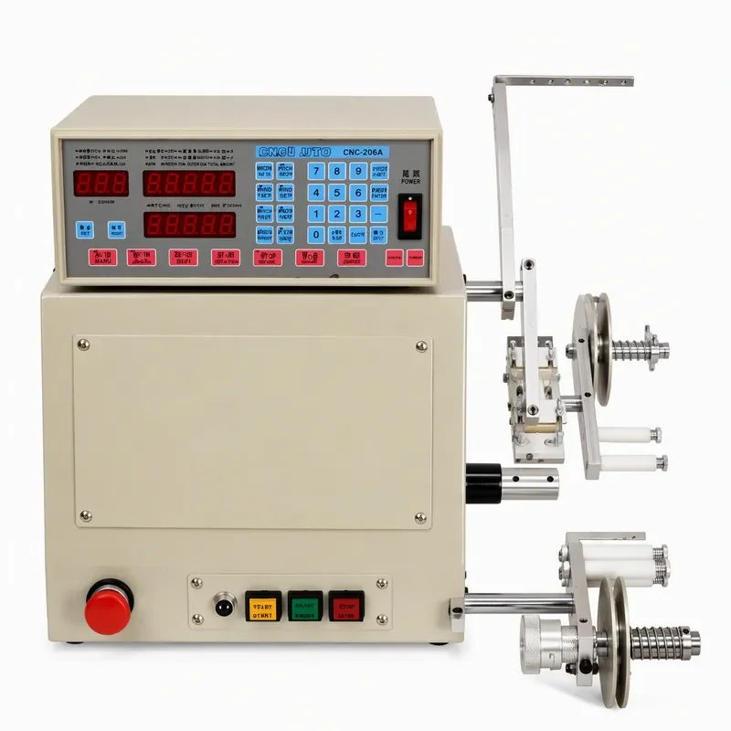 400W Automatic Coil Winding Machine Smart CNC Winder For 0.03-1.2mm Wire High Precision Motor Stator Rotor Transformer Bobbin