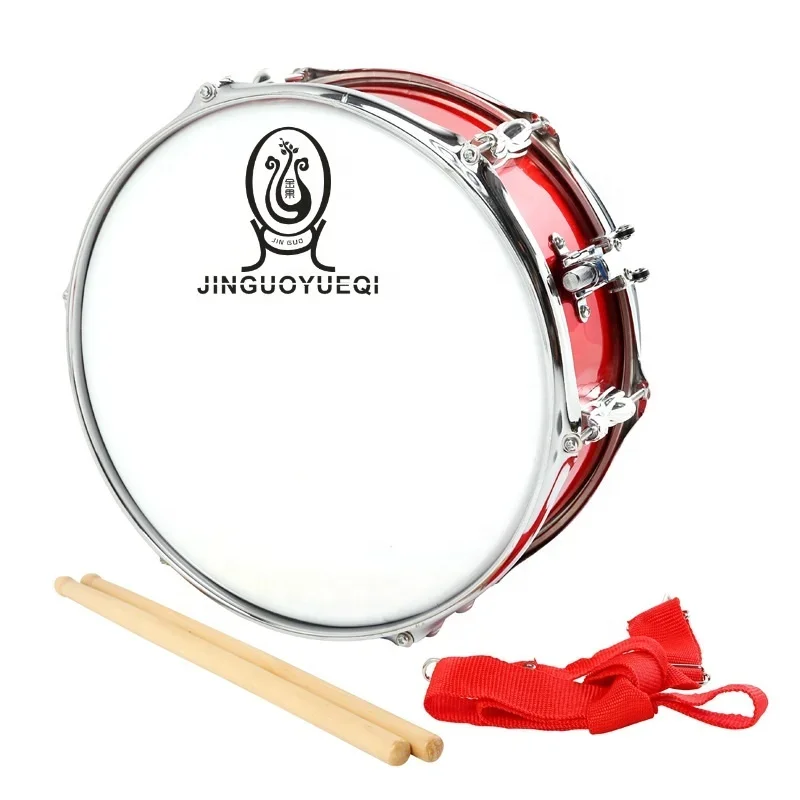 

Hot-Selling high quality 13 inch double tone red high grade student snare drum