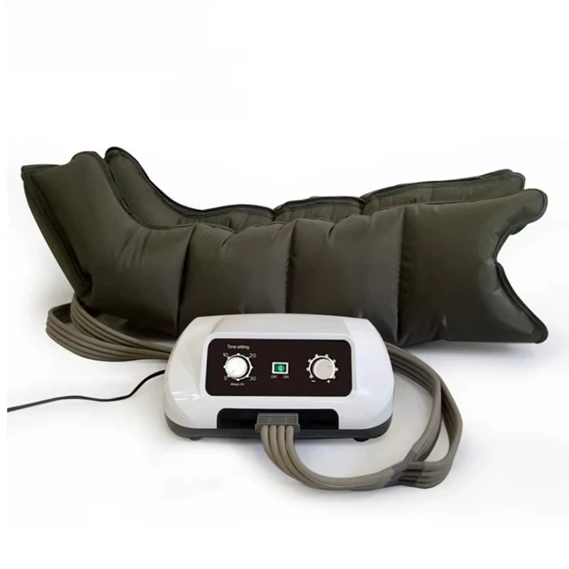 Air Compression Boots for Body Circulation Therapy with Leg Foot Massager 6 Modes Timing Control