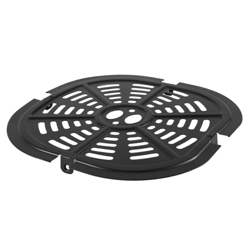 Perforated Home Rack Non Replacement-Parts Dishwasher Safe Universal Air Fryer Grill Pan Tray Carbon Steel