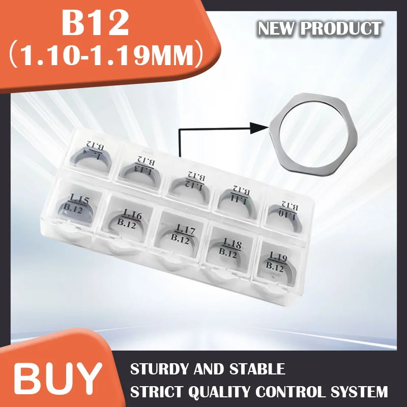 B12 B13 B16B22 B25 B26 Adjusting Shim Common Rail Injector Adjustment Shim  Gasket WasherFor Bosch Gasket  50Pcs  YH1133