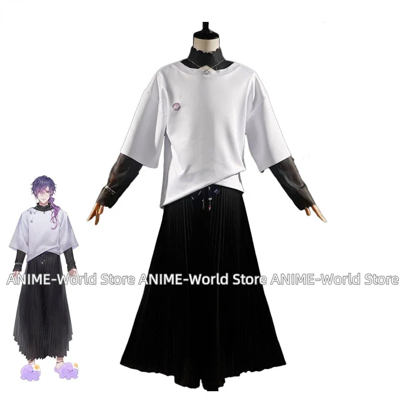 

Uki Violeta Cosplay Costume Vtuber Cosplay Party Suit Halloween Carnival Uniforms Anime Clothing Custom Made