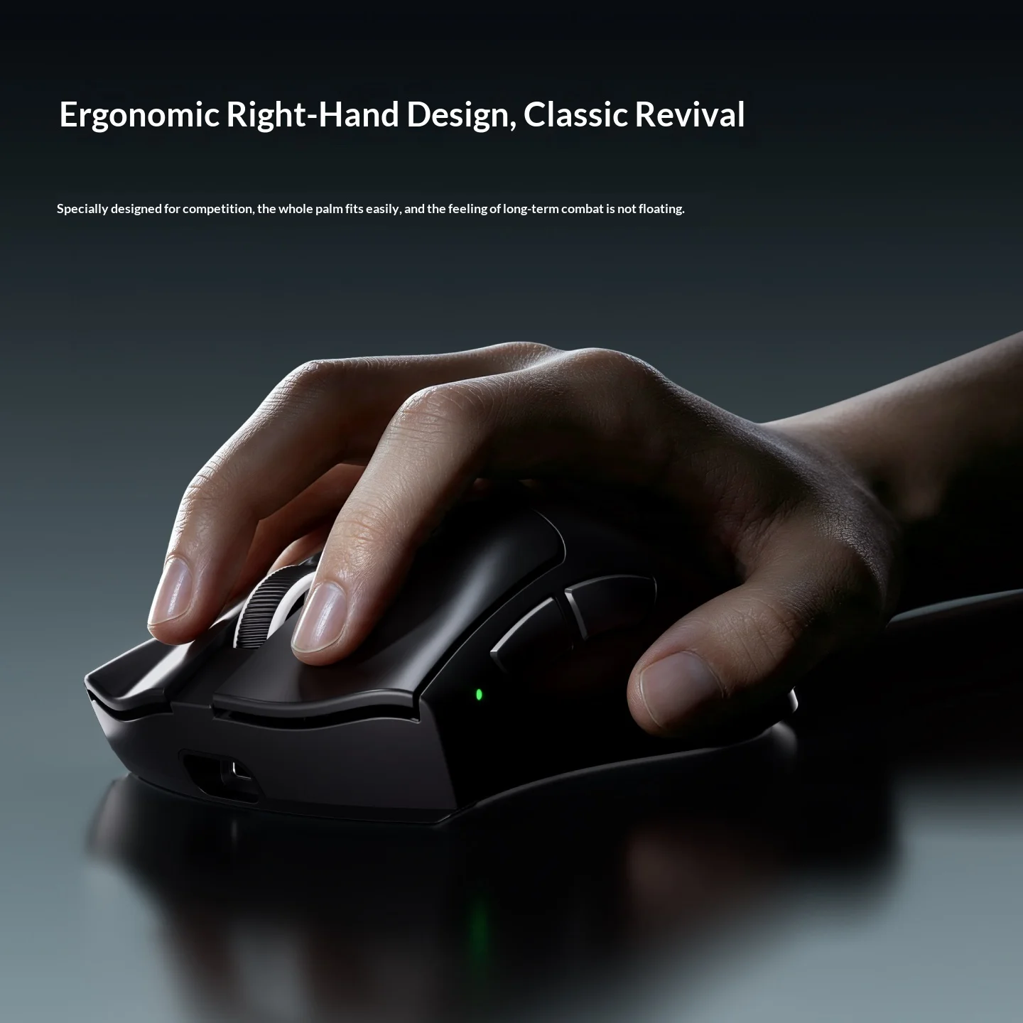 MCHOSE V7 Tri‑Mode Wireless Gaming Mouse Ergonomic Right‑Handed Ultra‑Lightweight for PC Office E‑sports Gaming Desktop Setup