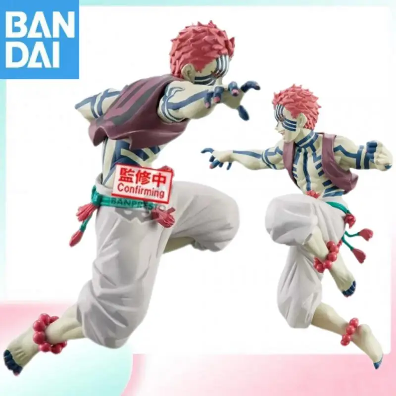 

Genuine Bandai Namco Banpresto In Stock Original Demon Slayer Kimetsu No Yaiba Vibration Stars Limited Akaza Pvc 13Cm Model Toy