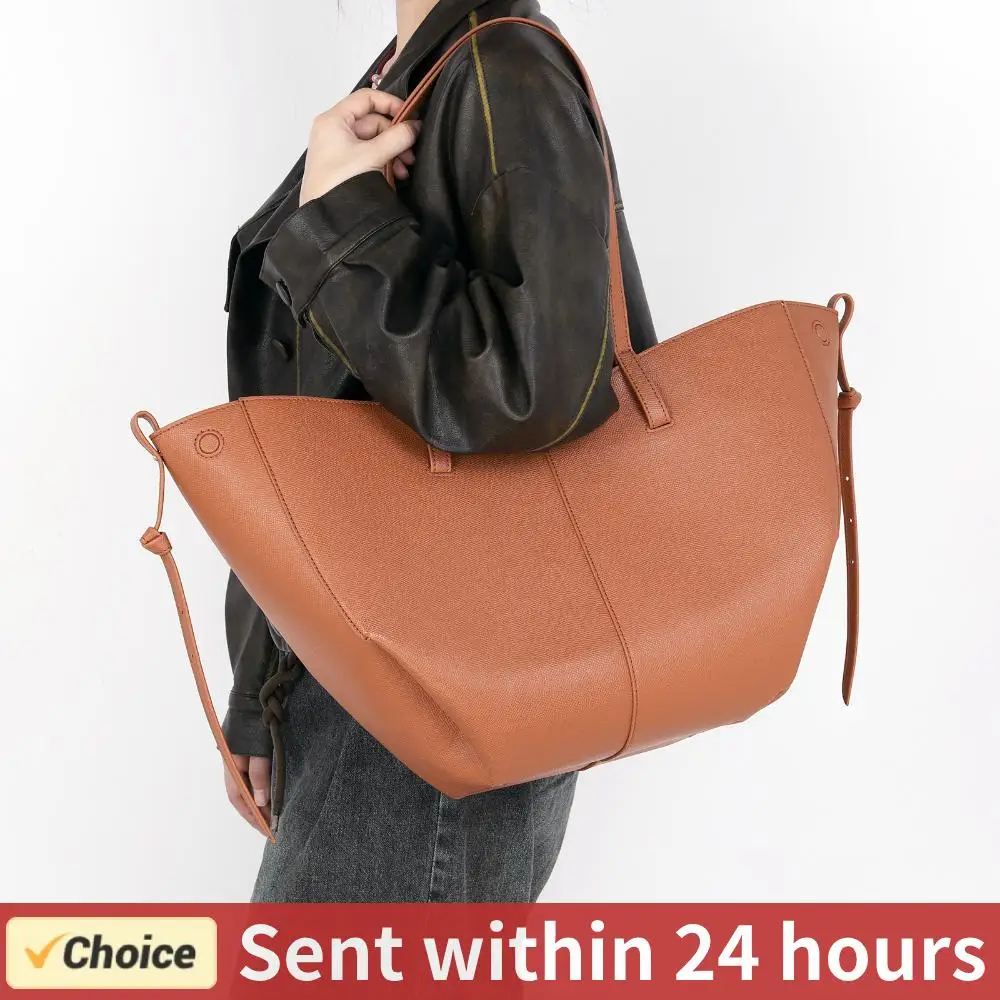 Vintage Women Shoulder Bag PU Leather Handbag Chic Tote Underarm Bags Leisure Women's Grocery Bags Clutch Designer Luxury Bolsa