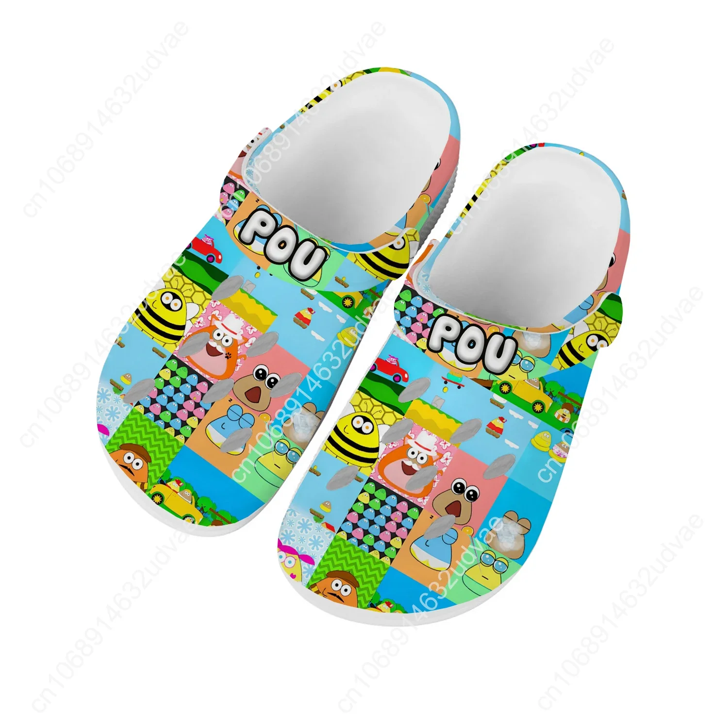POU Water Shoes Mens Womens High Quality Fashion Home Garden Clogs Customizd Sandals Beach Breathable Hole Slippers