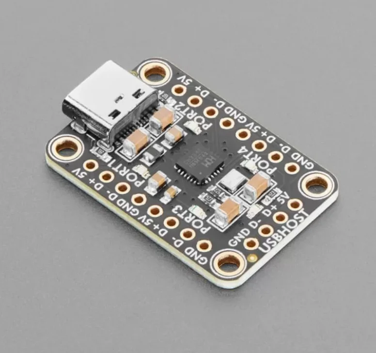 Adafruit CH334F Mini 4-Port USB Hub Breakout Board for USB Expansion