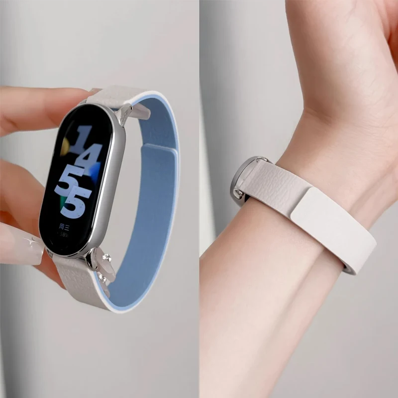 

Магнитный ремешок-петля для Xiaomi Mi Band 10 9 8, силиконовый браслет для Xiaomi Mi Band 8 9/10, сменный ремешок на запястье, аксессуары
