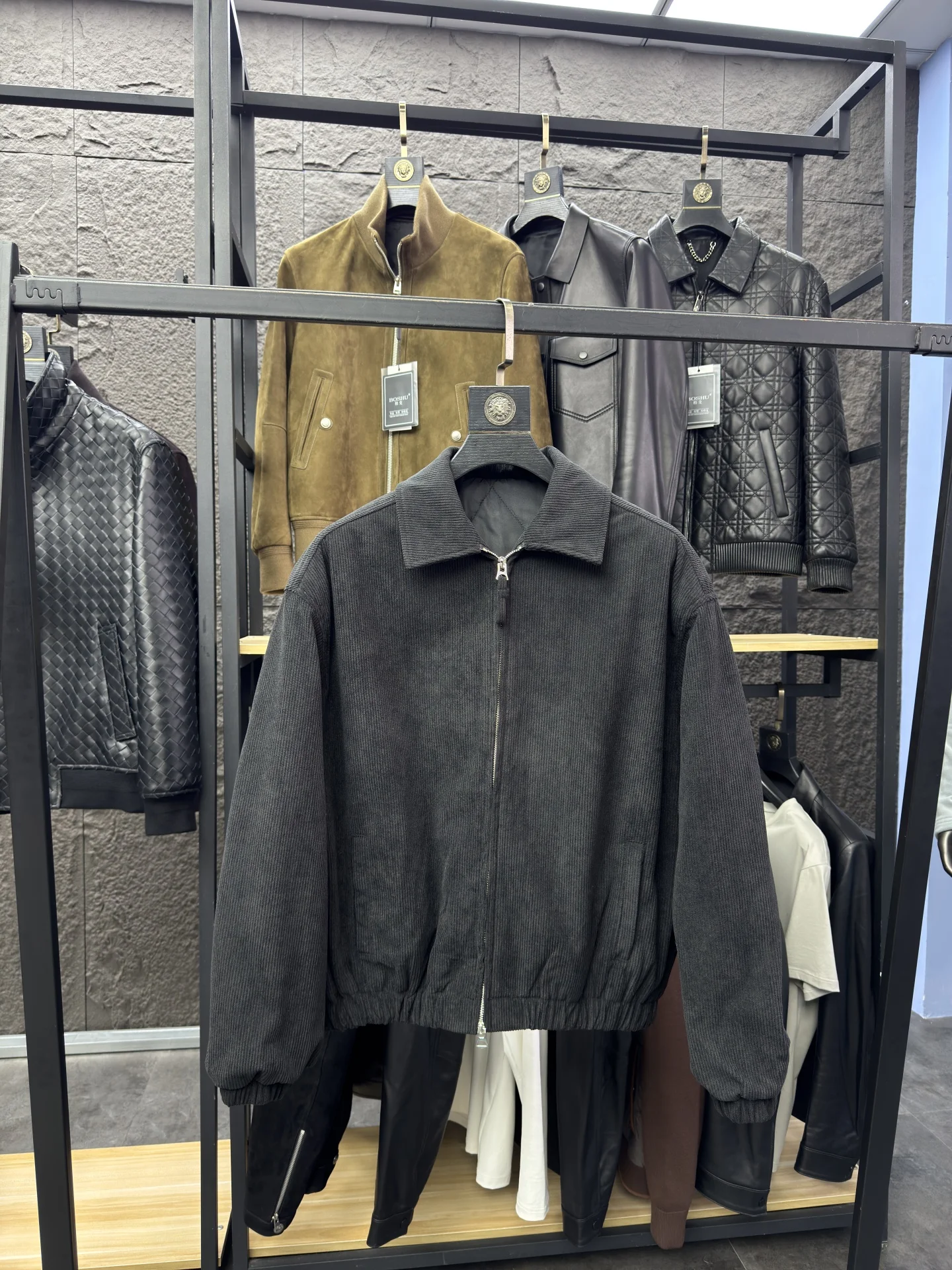 Svip الرجال الرجعية سروال قصير القطن Jaet 2K Thiened الدافئة ort ملابس قطنية غير رسمية Bla طوق الوقوف معطف الخريف الشتاء #2