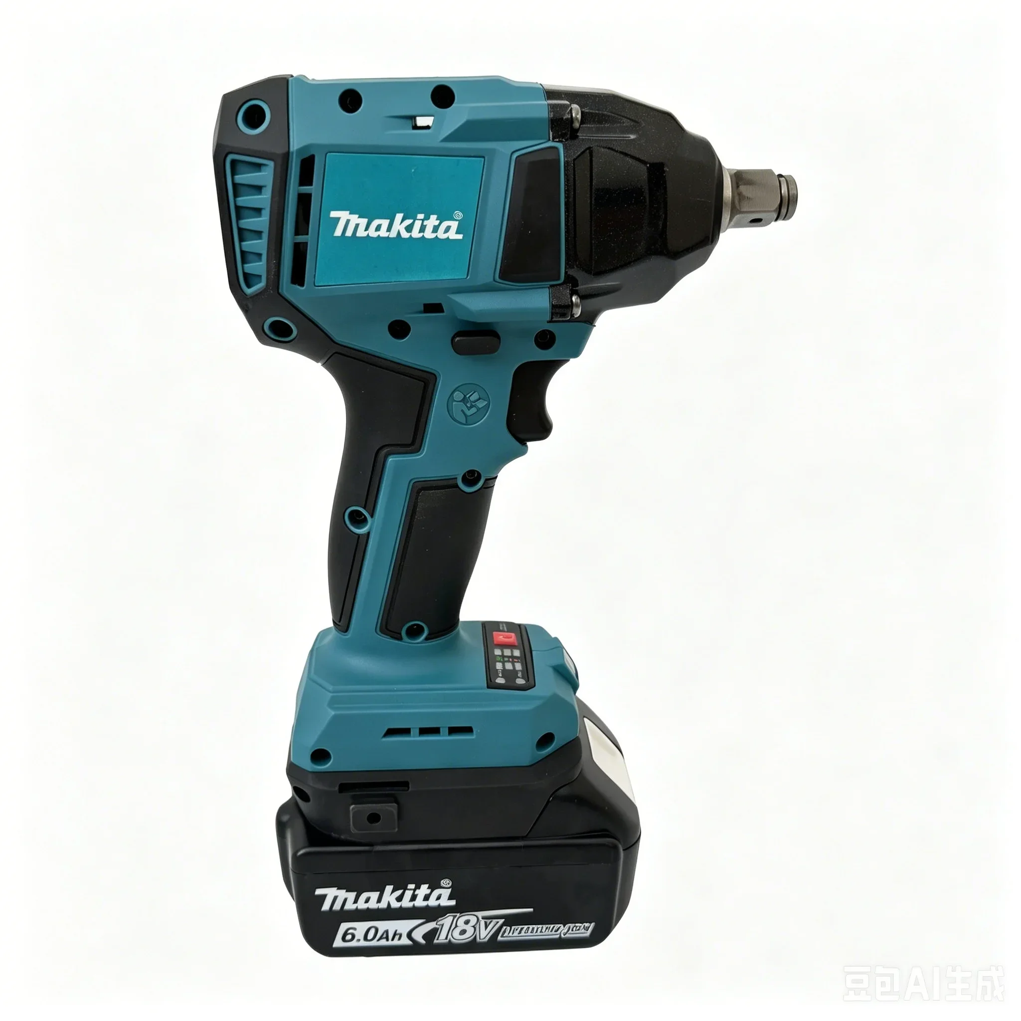 Makita 18v 21V Brushless Electric Wrench, 400N High Torque with Digital Display, Multifunctional Portable Electronic Power Tool