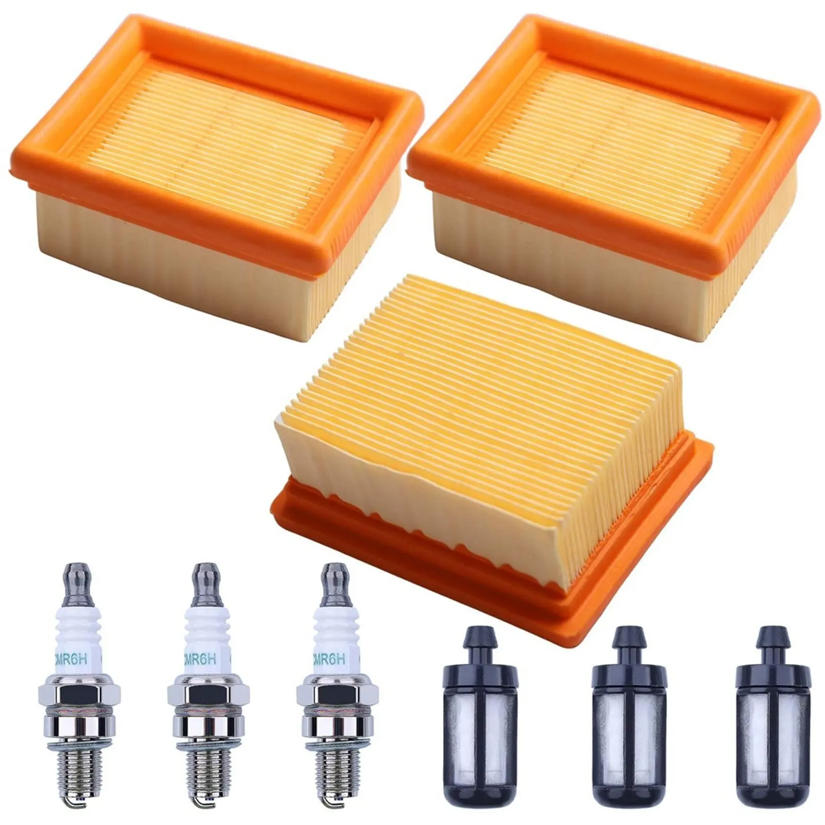 

Комплект из 6 воздушных и топливных фильтров и свечей зажигания LLCS-6PCS BR800 для воздуходувок Stihl BR800, BR800C, BR800X