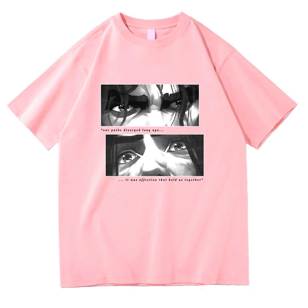 Jayce X فيكتور غامض التي شيرت خمر أنيمي المرأة Harajuku قصيرة الأكمام عادية المرأة التي شيرت الملابس الشارع الملابس الجمالية #4