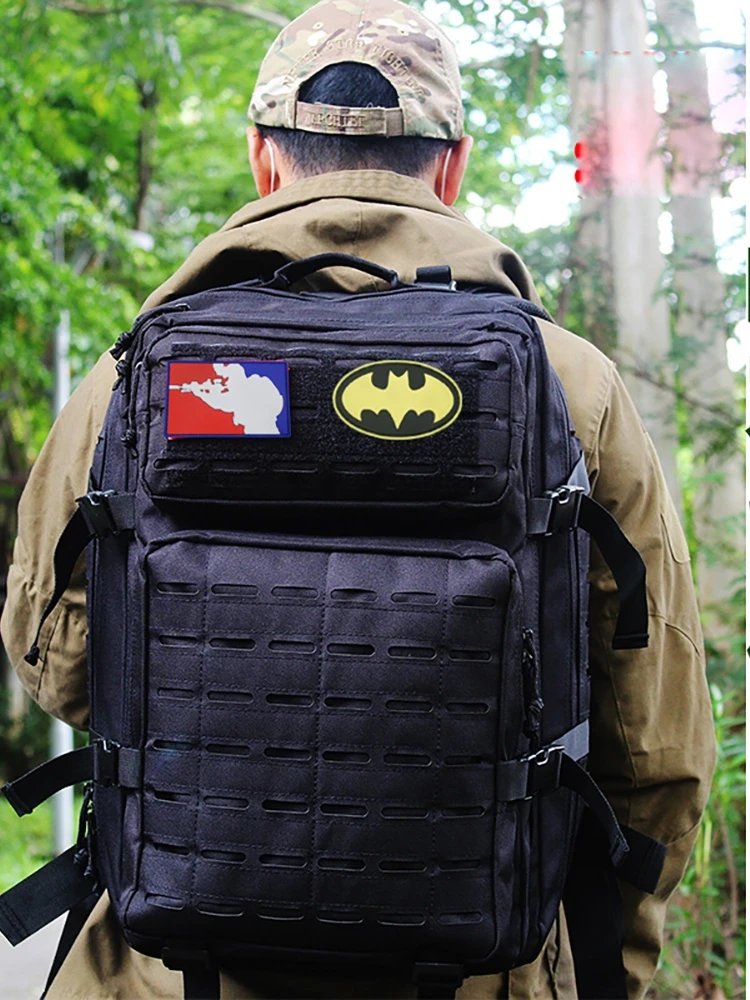 

High capacity tactical backpack, double shoulder, large hunter, single soldier, waterproof march, special combat