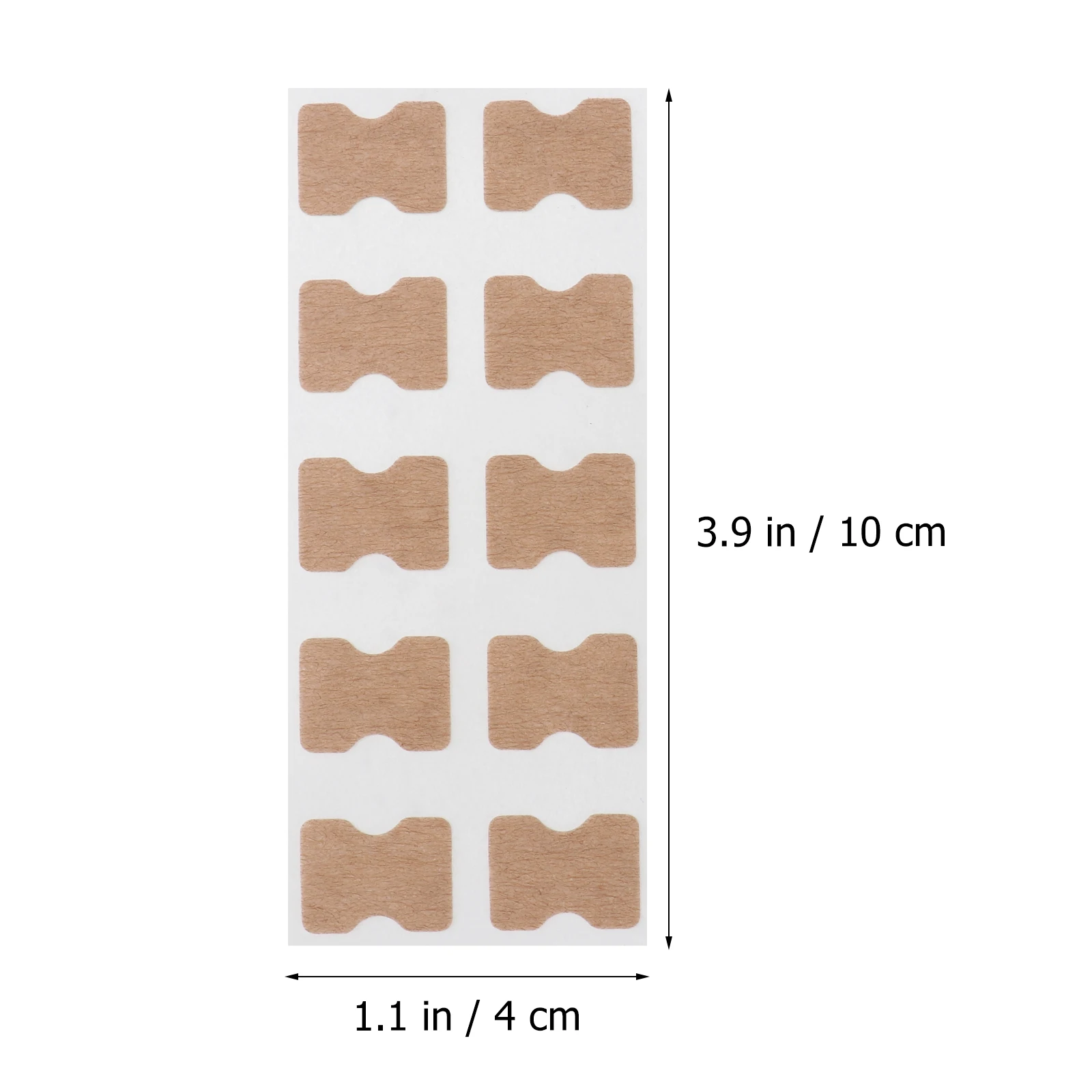 

10pcs Self-adhesive Nail Stickers White Blue Ingrown Toenail Correction Orthopedic Patches Foot Care Tools Embedded Nail