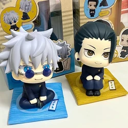 10cm Jujutsu Kaisen Mini rakamlar Satoru Gojo şekil eylem Geto Suguru heykelcik Q versiyonu Anime modeli PVC koleksiyon oyuncaklar heykeli