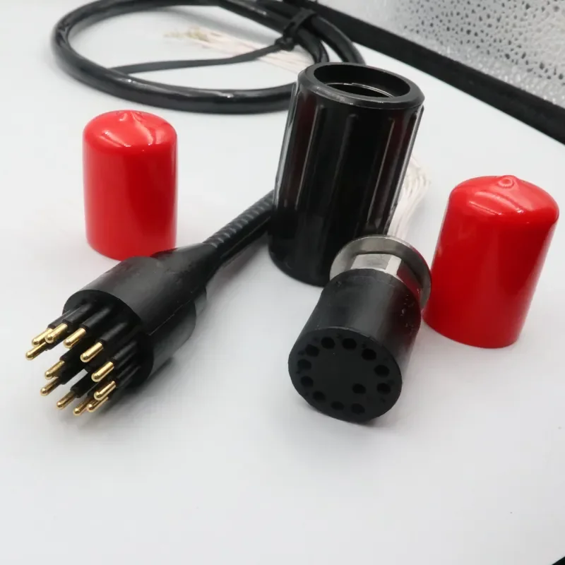 HYSF MCBH12F Stainless Steel 4 Pin DC Deep-sea Underwater Power Connector Network Cable Underwater Communication System for