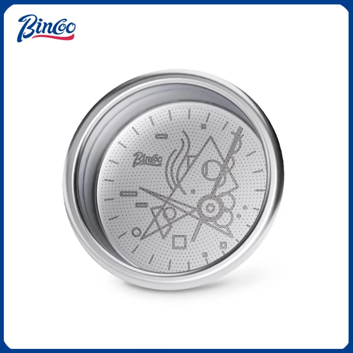 Bincoo 51mm/58.5mm Bottomless Portafilter Baskets Precision Stainless Steel Matrix Micro Sieve Coffee Filter Basket Barista Tool