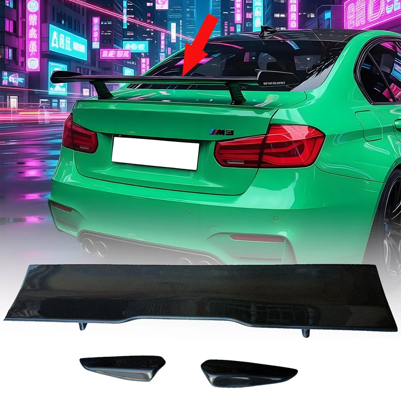 

MP Style Real Carbon Fiber Spoiler Wing For BMW M2 M2C F87 G87 Exterior Accessories Non-Destructive Installation Rear Wing