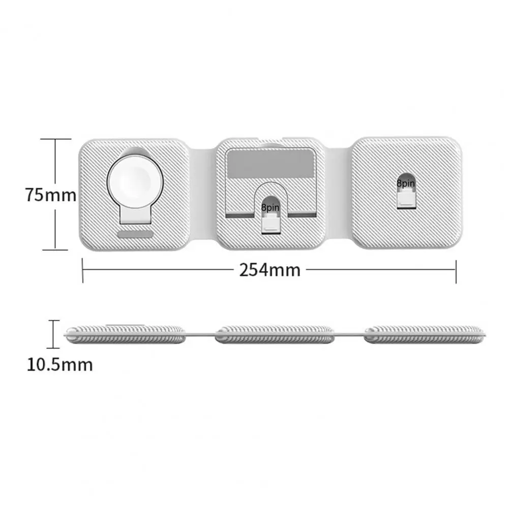 Soporte de cargador inalámbrico profesional, estación de carga inalámbrica ergonómica portátil de alto rendimiento, suministro de oficina