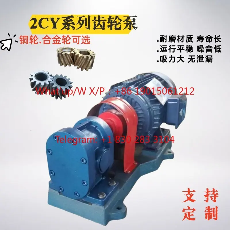 2CY1.08 1.5 2.1 3 4.2 7.5 12/2.5 High Temperature Gear Pump Asphalt, Heavy Oil Pump