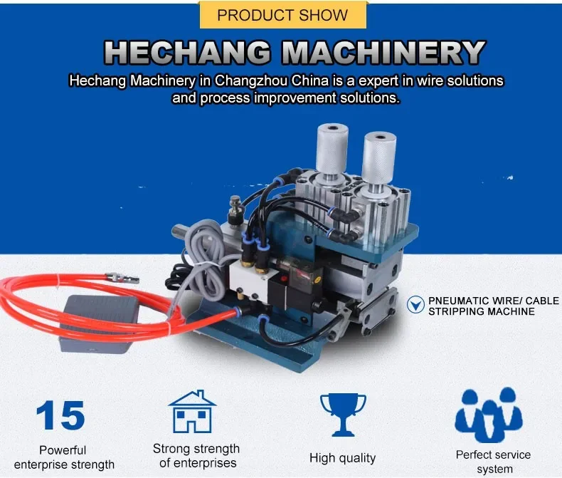 HC-3F Pneumatic peeling wire cable stripper machine