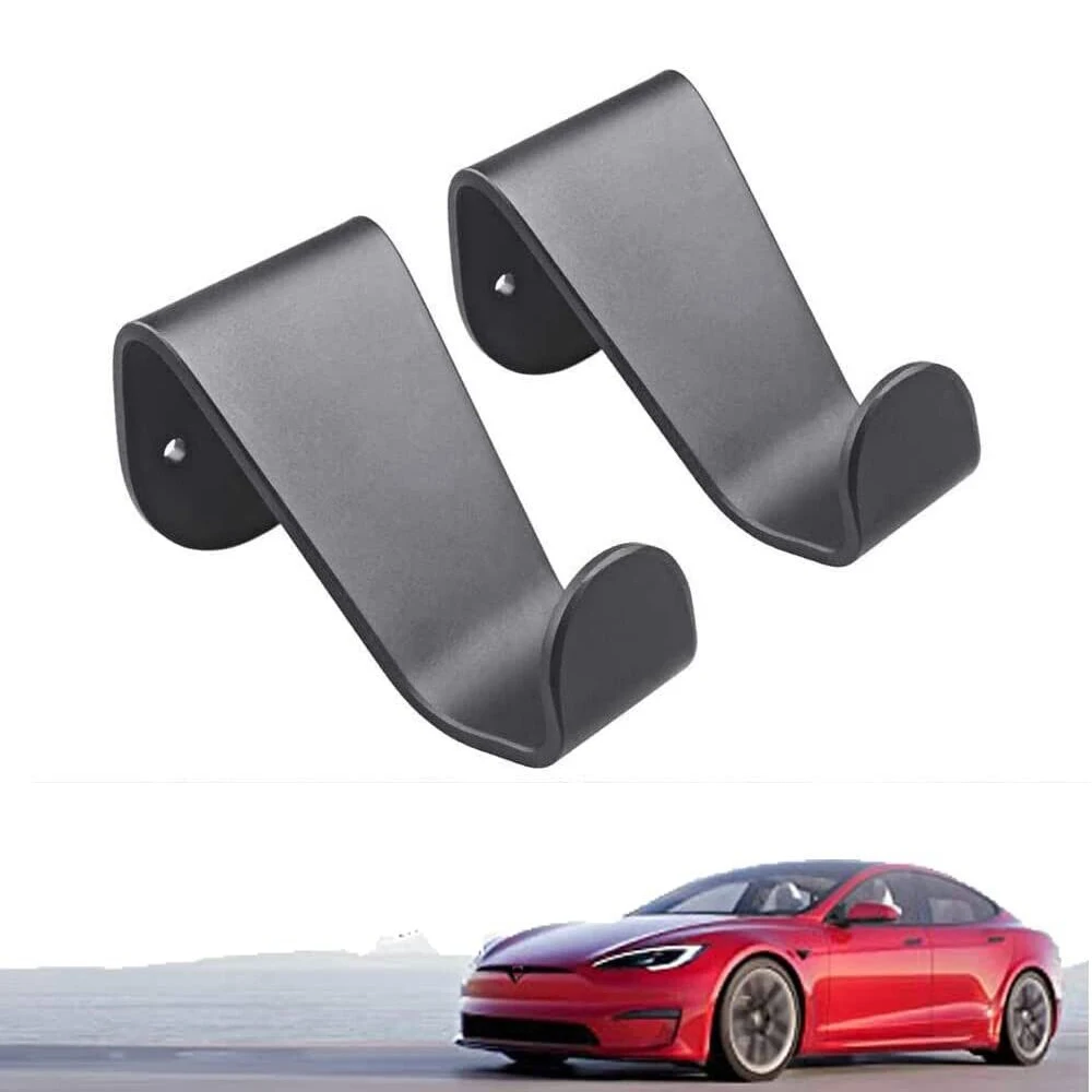 

2 X Aluminum Coat Hangers for Tesla Model S Model Y Model 3 Model X Accessories