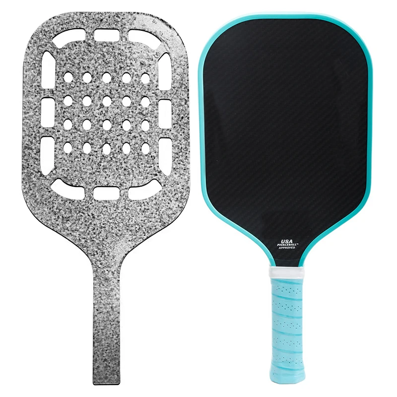 

Custom High Quality 16mm Thick Carbon Fiber Pickleball Paddle for Children Hot Pressed 3K 12K 18K Honeycomb Core