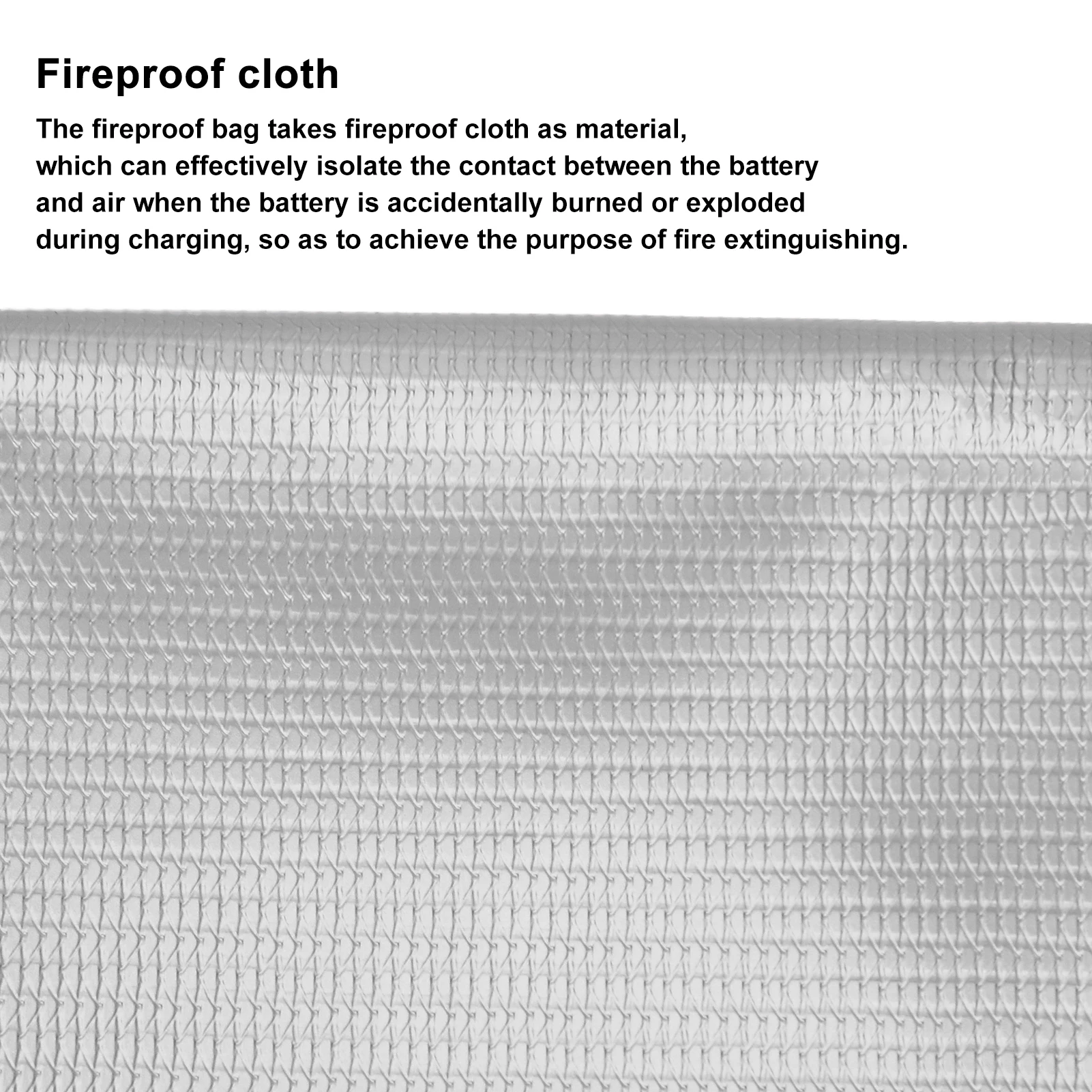 Battery Guard Safe Bag Fireproof Explosion Proof High Temperature Resistance for Home Workshop  Battery Safe Bag