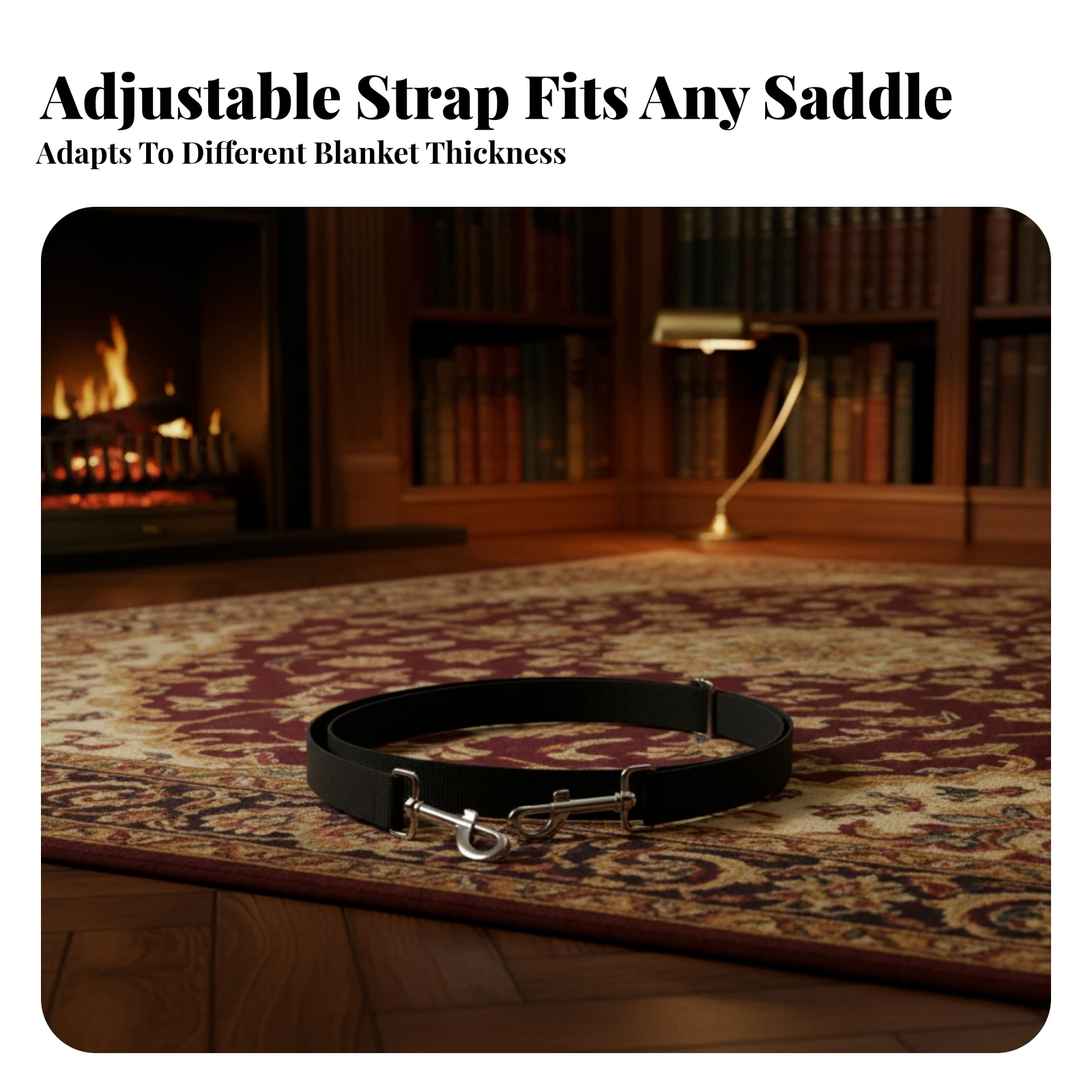 Adjustable Blanket Strap Clip Fasteners Horse Blanket Strap