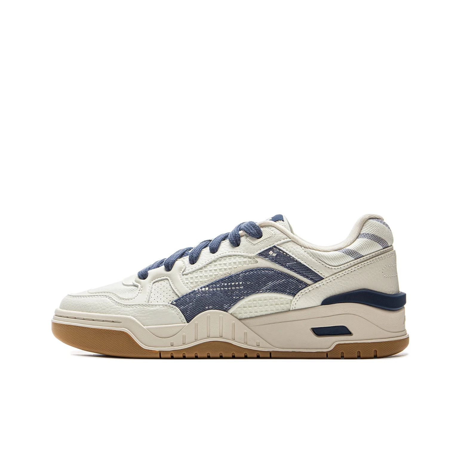 Li Ning Moon White 2.0 Chaussures de skateboard basses pour hommes Ecru