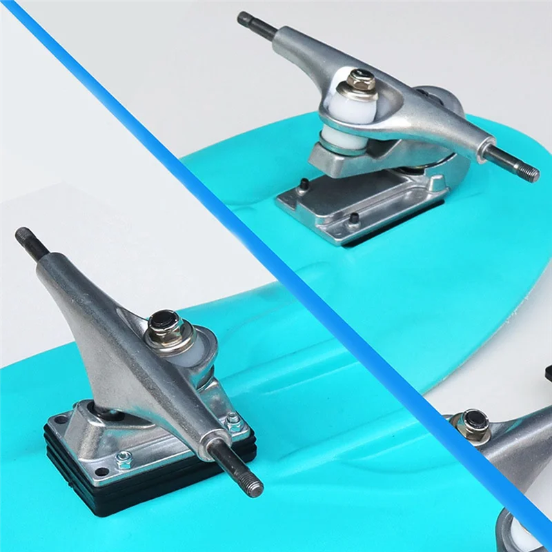 

YHOLI-1Set C7 Кронштейн для водяного моста Stomp Free Land Surf Скейтборд Пружинный кронштейн Мост для скейтборда Поворотный Гибкое дно Серебристый