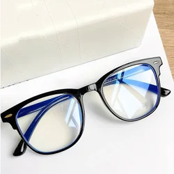Trend Blue Light Myopia Glasses Unisex New Fashion Short-sighted Eyeglasses Men Women Luxury Clear Prescription Eyewear