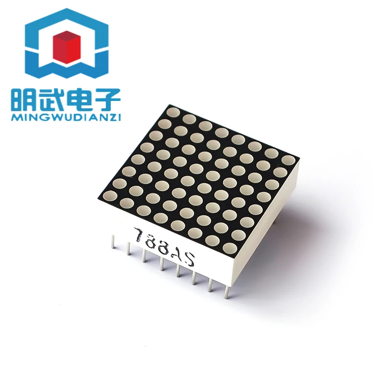 1.9MM Common Cathode 8*8 Dot Matrix module. Model: 788AS 788BS Red Light