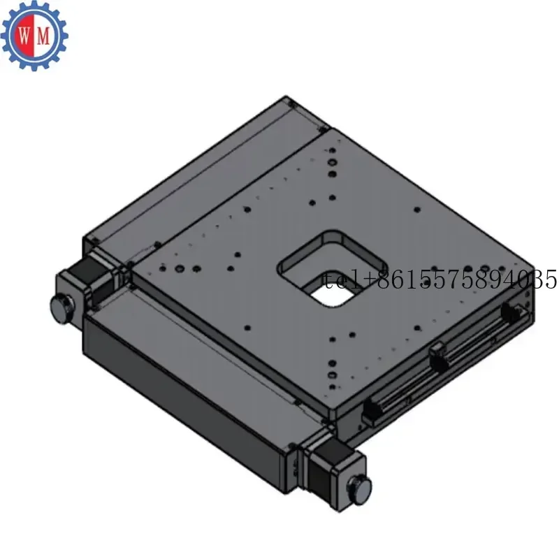 hot Precision Electric Translation Stage 200mm Travel Motorized Xy Linear Stage Hollow Motor Translation Stage and Z Focus