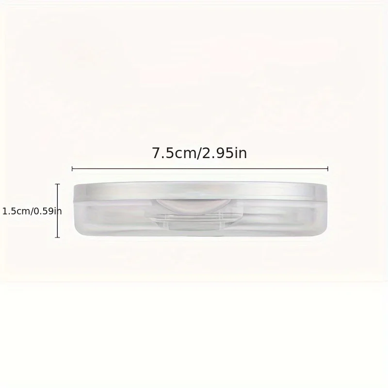 Mini podróżny kompaktowy pojemnik na kosmetyki, mały pojemnik na proszek o pojemności 0,18 uncji z klapką, odporny na zalanie i szczelny