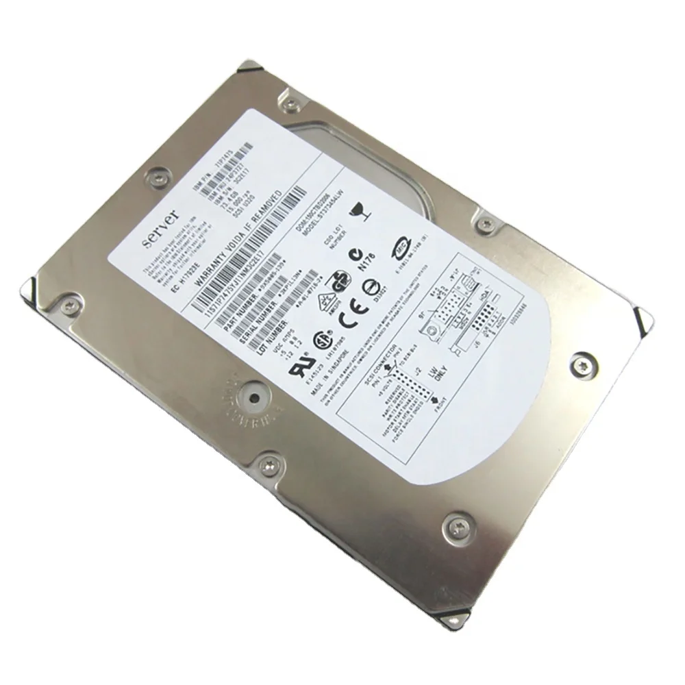 71P7475 24P3727 ST373454LW 73.4GB 15K 68PIN U320 SCSI Server Hard Disk Works Perfectly Fast Ship High Quality