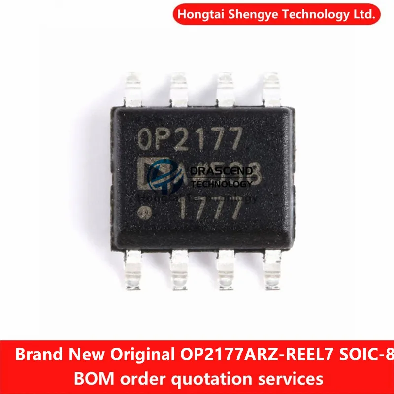 New Original OP2177ARZ-REEL7 SOIC-8 Low Input Bias Current Operational Amplifier Chip