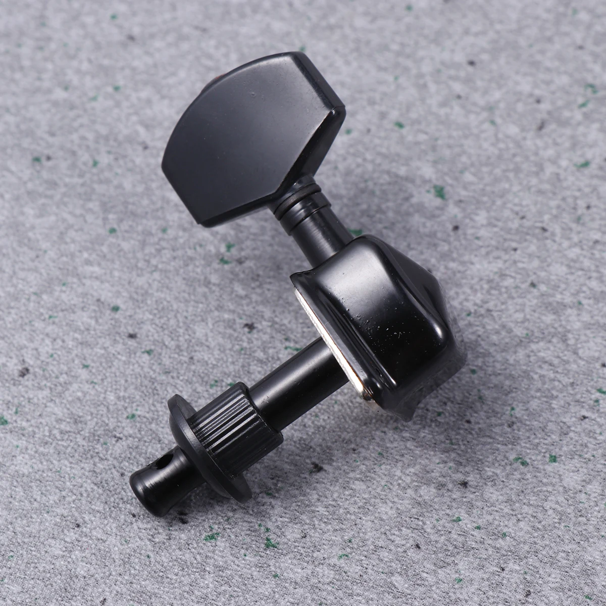 

6pcs Guitar Tuning Pegs Black Mini Square Head Semi-Closed Vintage Style For Electric Guitar Replacement Durable Metal Body