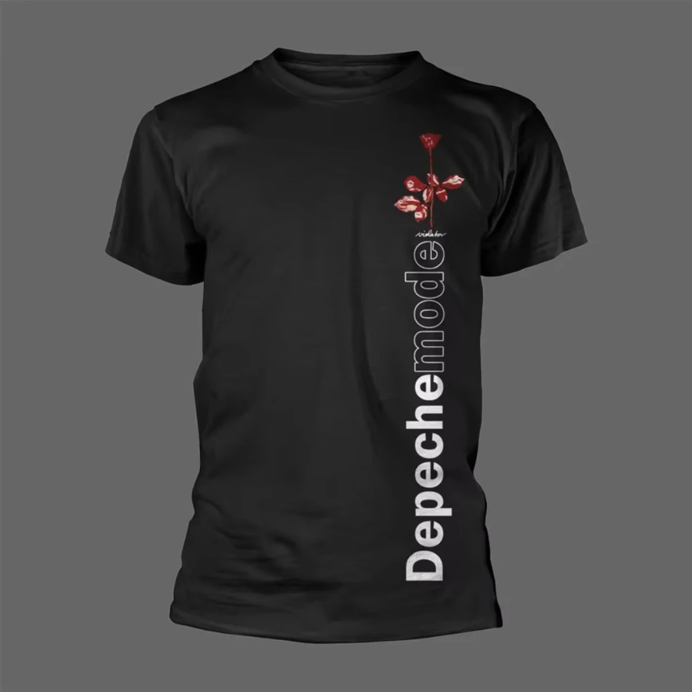 New Hot Sale Depeche Mode - Violator Peripheral Pattern Printing Summer Cotton Men's and Women's T-Shirts Unisex Short Sleeves