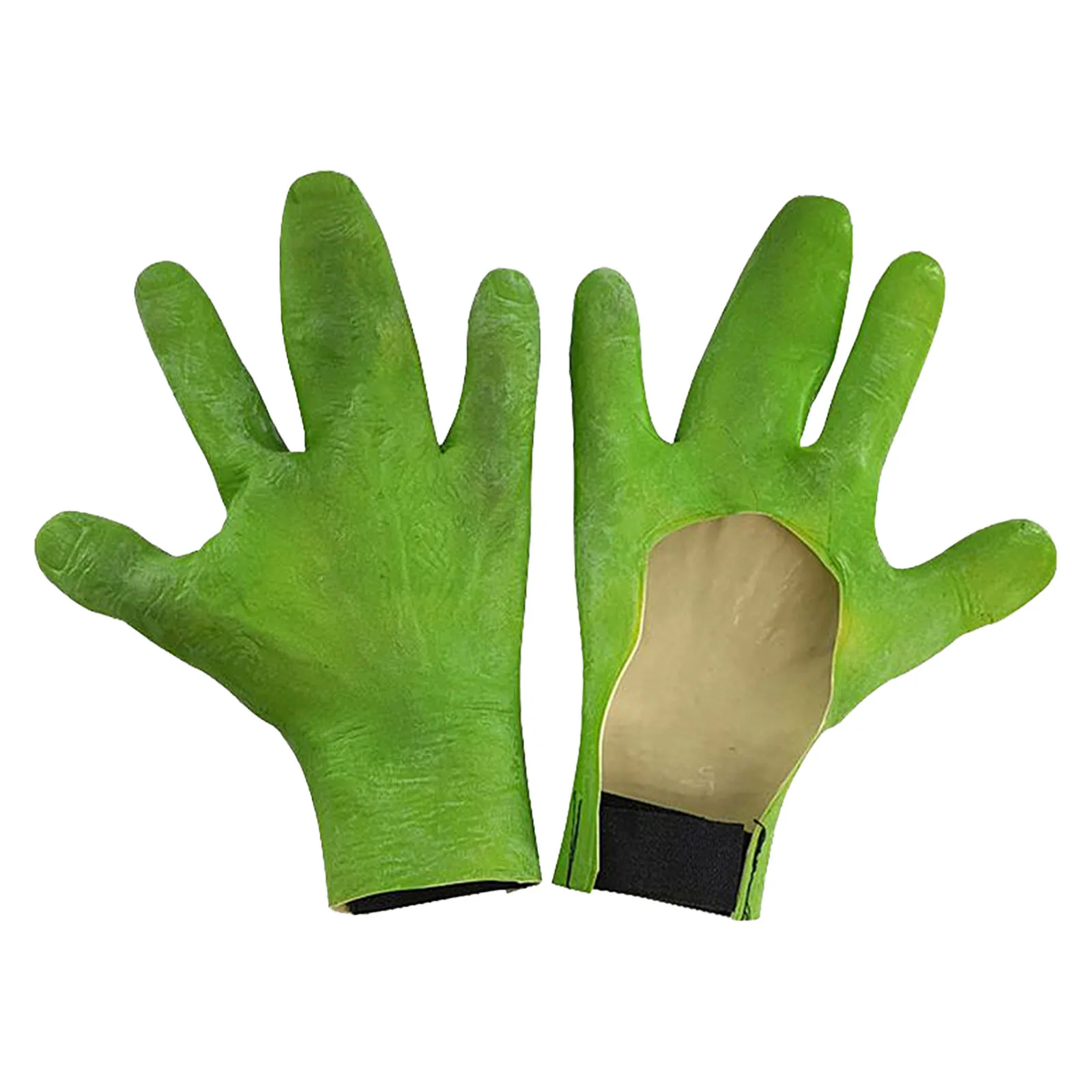 Ensemble de masques extraterrestres de qualité professionnelle, avec conception réaliste en Latex et gants assortis pour enfants et adultes, fêtes costumées d'halloween