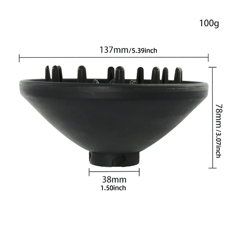 สไตล์เครื่องเป่าผมสิ่งที่แนบมาเครื่องเป่าผมDiffuser Anti Flyingหัวฉีดเครื่องเป่าผมหัวฉีดวัสดุพลาสติกสำหรับเครื่องเป่าผม