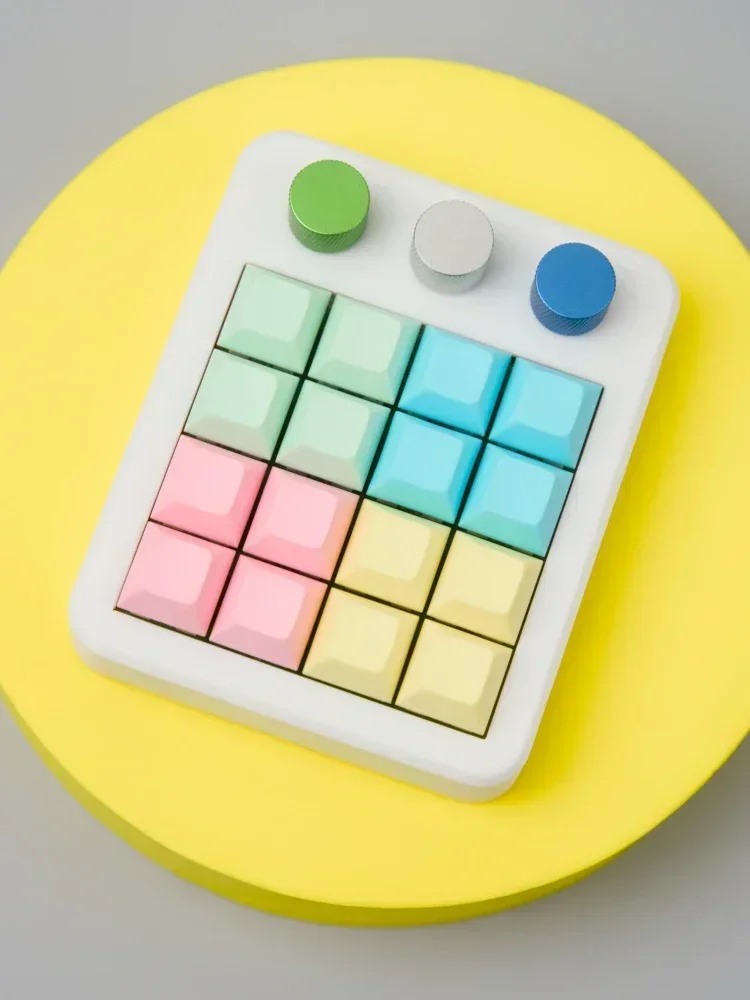 Mir T16 Numeric Keypad Oled Wired Mini Custom Keypad Macro Shortcut Keyboard RGB Keycaps PBT Hot Swap Office  Keyboards Gifts