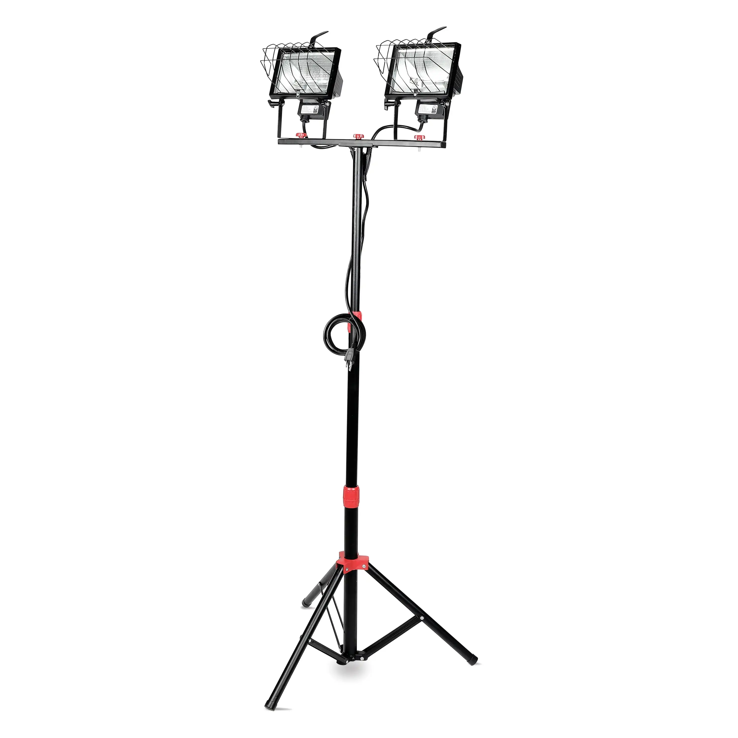 

1000W Halogen 2 Light Corded Tripod Mounted Portable Work Light, 7625
