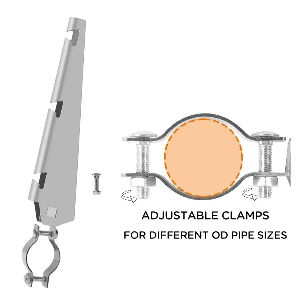 

Barbed Wire Arm Practical Sturdy Convenient Easy to Use Zinc Steel Accessories