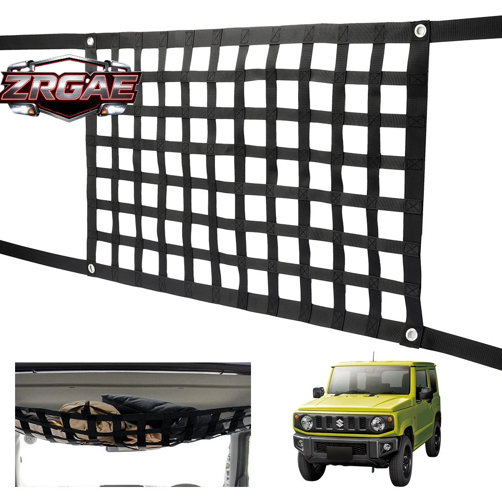 Suitable for Jimny JB64/JB74Jimny indoor roof storage network luggage rack car compression resistance
