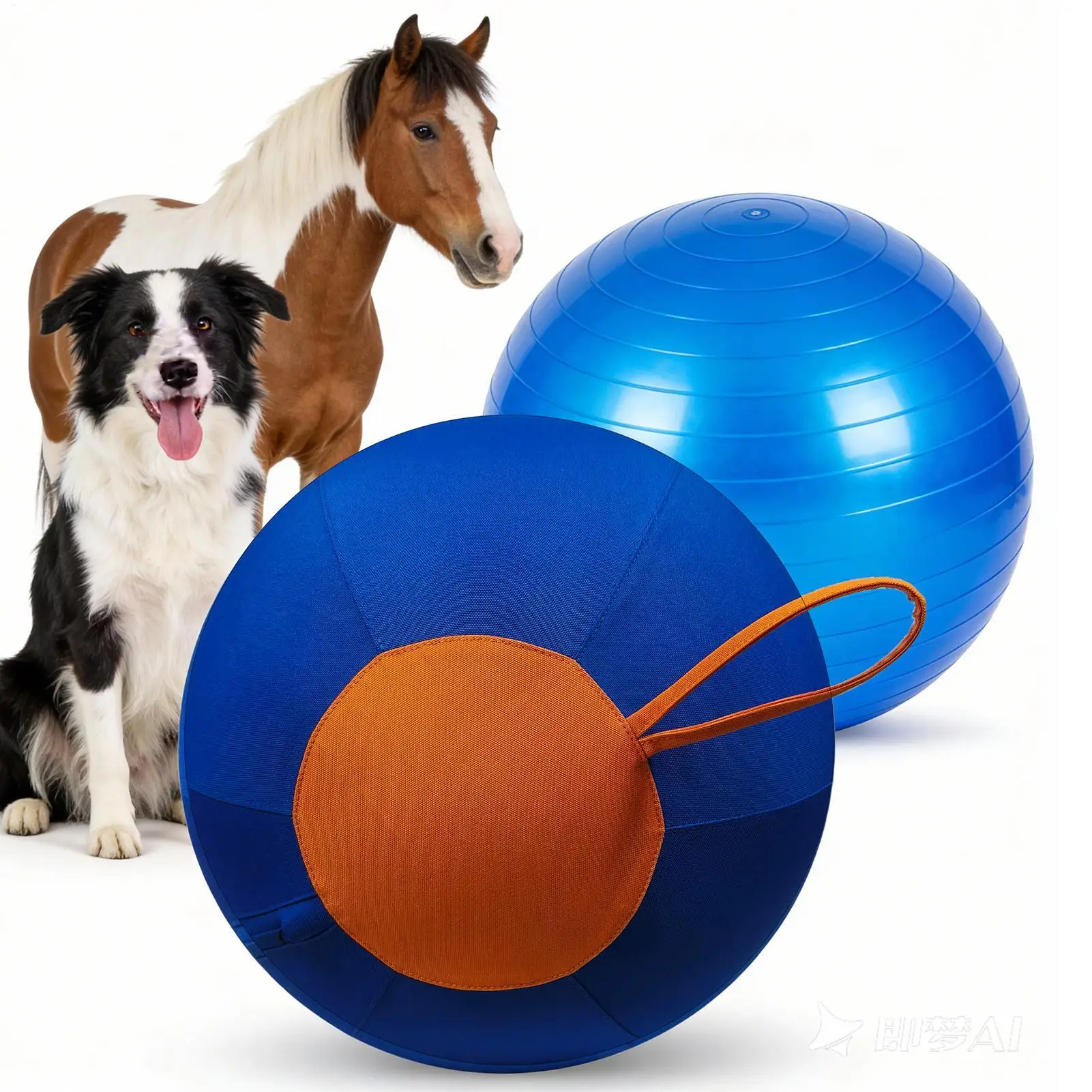 Long-lasting Ball Stimulating Herding Ball for Dogs Horses Cattle Thickened Anti-burst Toy Enhances Senses Builds Shepherds More