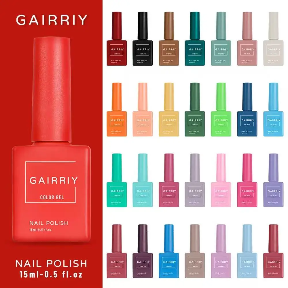 15ml Gel Nail Polish  Supplies Art Nail Kit Accessories UV Gel  White Red Blue Black Purple 60 Color Gel Paint Nail Tools
