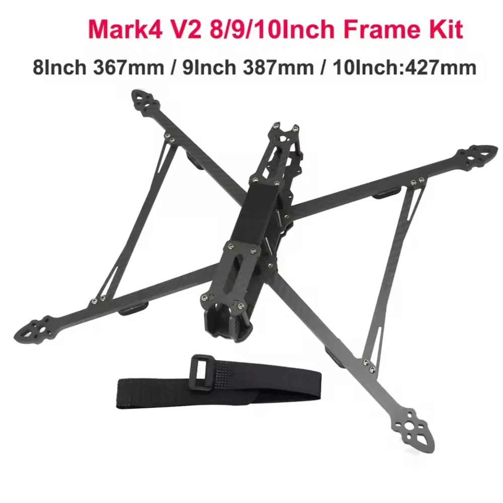 

Рама для FPV-дрона Mark4 V2 Mark 4, 7/8/9/10 дюймов, для квадрокоптера, фристайл, DIY, комплекты для сборки, запчасти